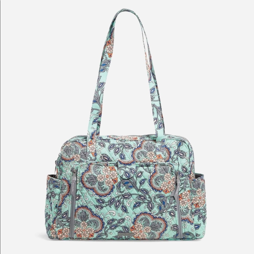 Vera Bradley Baby Bag in Signature Cotton Fan Flowers